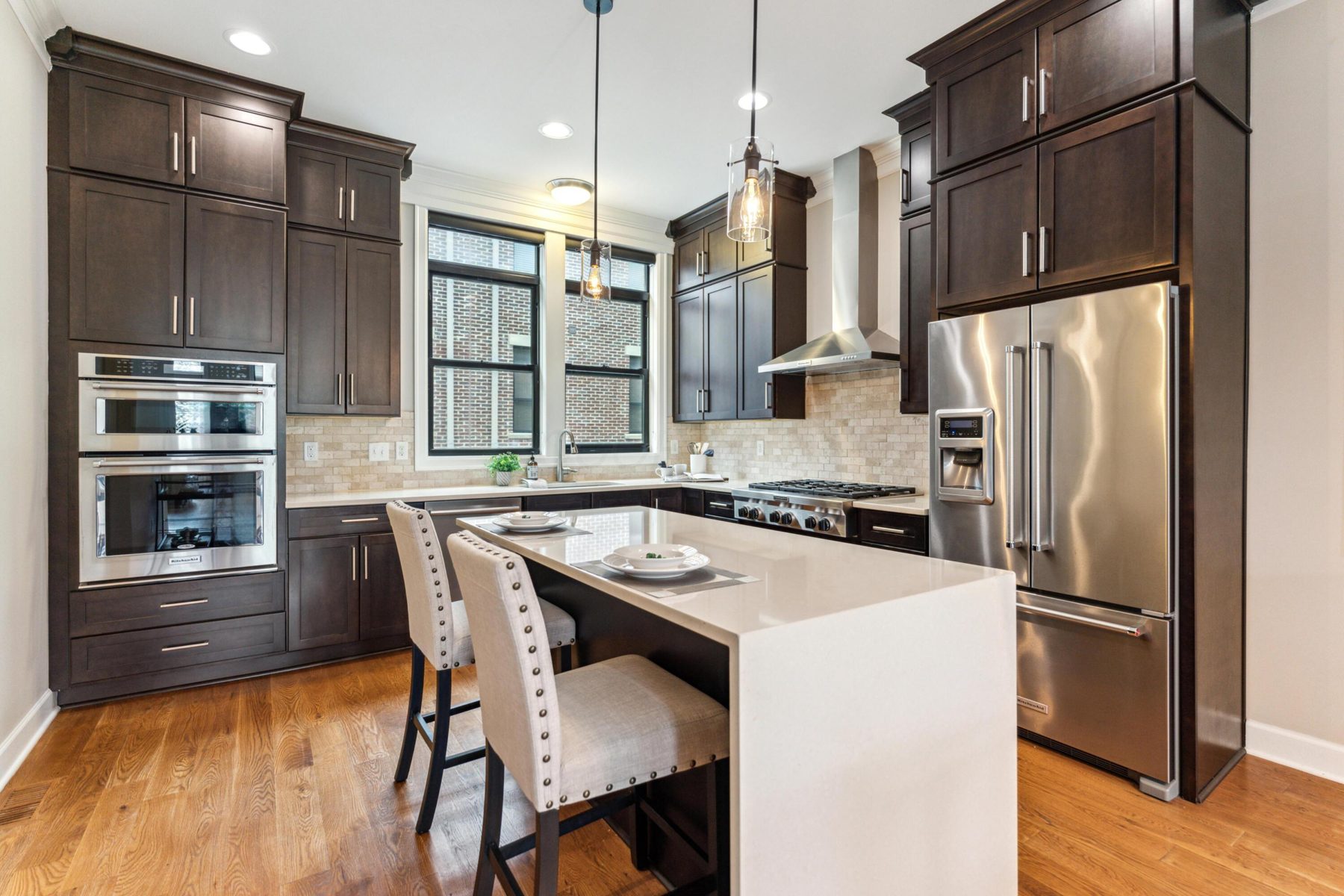 Kitchen renovation in a Harrison West area home handled by Joseph Speakman's team